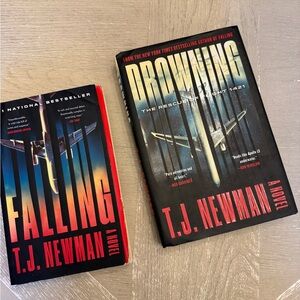 TJ Newman book set Falling and Drowning